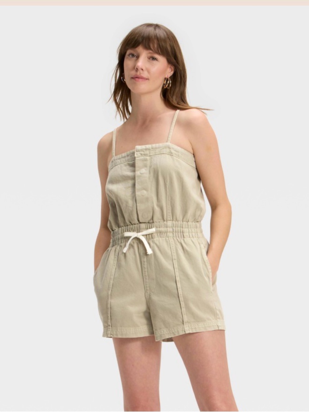 NEW Women’s Universal Thread Denim Beach Romper sz. Medium
